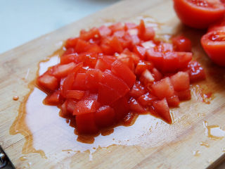 西红柿疙瘩汤,番茄去皮，切成小丁