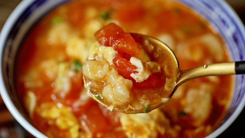西红柿疙瘩汤,图三