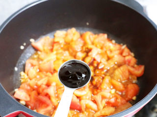 西红柿疙瘩汤,加入蚝油