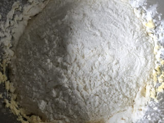 黄油小饼干,过筛加入低粉。