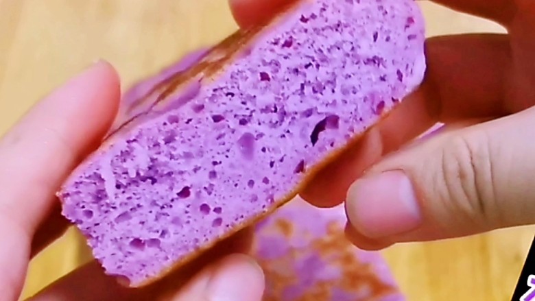 紫薯发糕,成品图