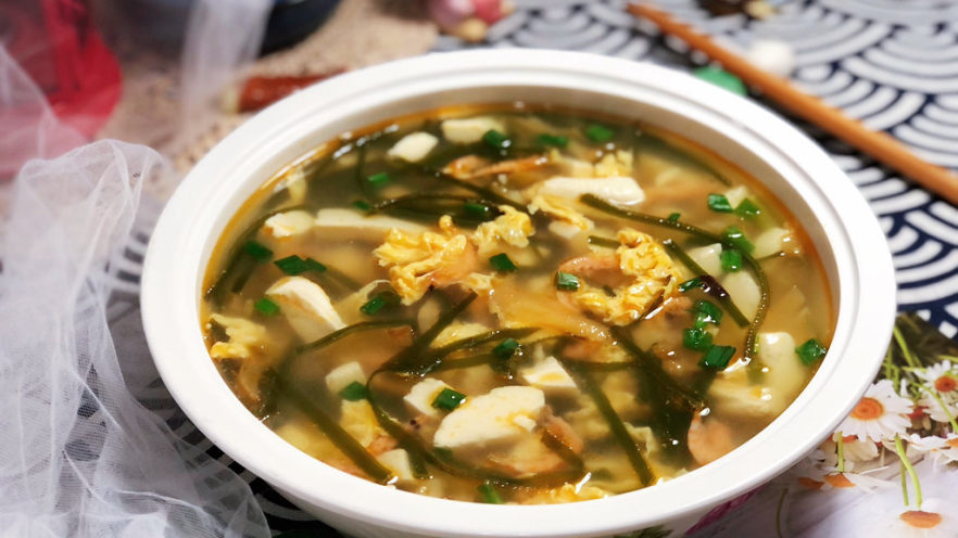 榨菜豆腐汤➕榨菜海带豆腐汤