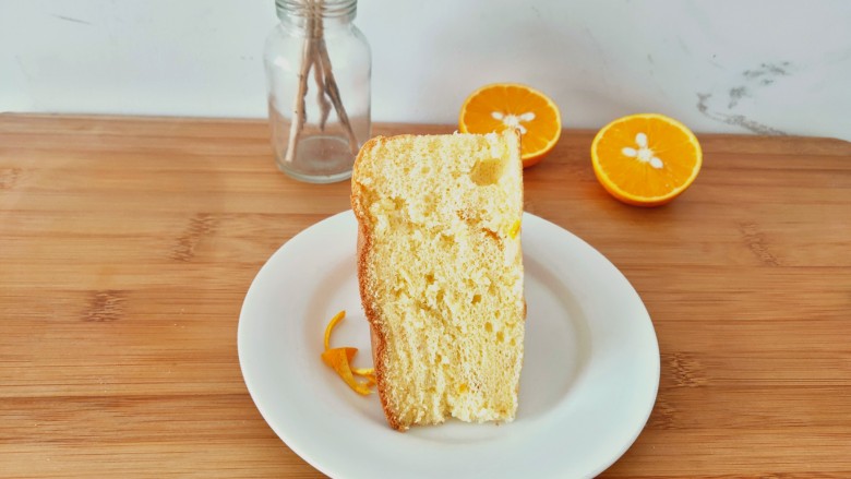 橙子蛋糕,开切