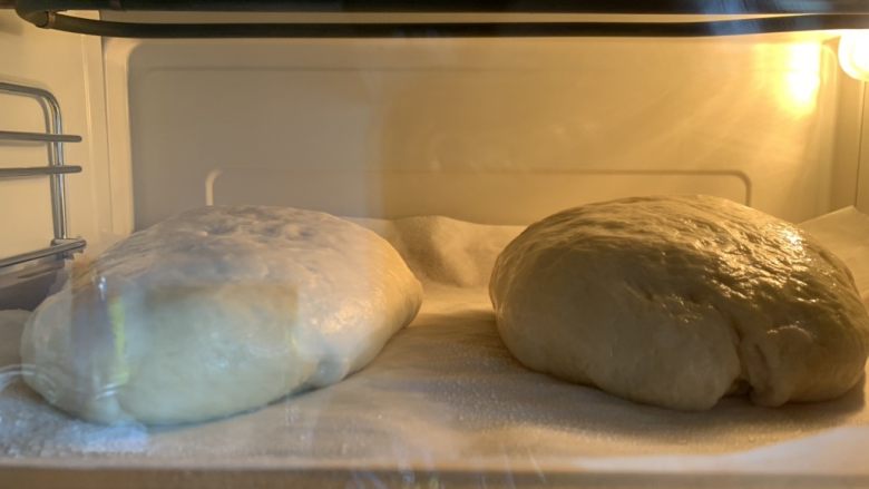 牛奶面包,一次发酵