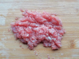 锡纸金针菇,肉切肉末
