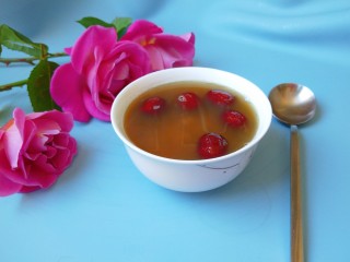 红枣绿豆汤,成品图