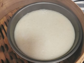 芒果糯米糍,开水上锅，蒸20分钟