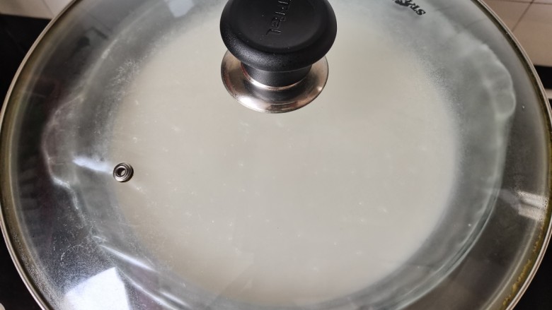 芒果糯米糍,上锅水开蒸20分钟