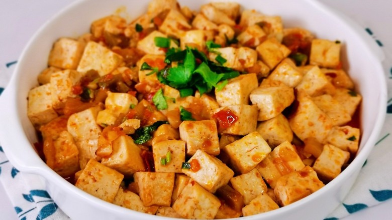 石锅豆腐,简单快手家常菜。