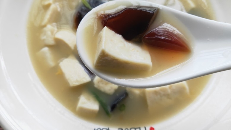 皮蛋豆腐汤,好好喝的一款汤