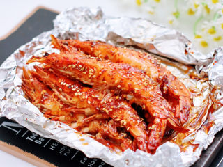风味烤海虾