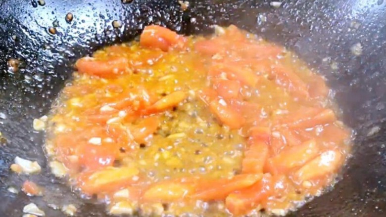 西红柿炒土豆丝,加精盐，味精