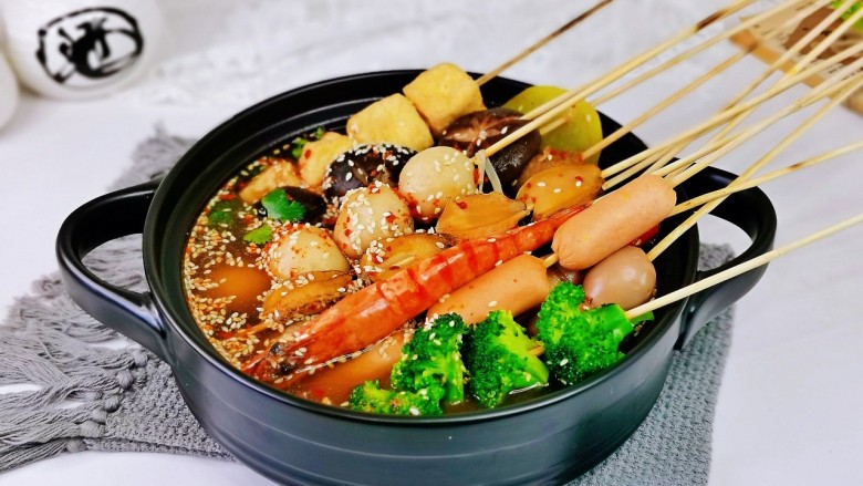 【家常版】冷串串,简单又好吃的串串火锅。