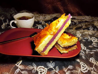 紫薯夹心蛋糕