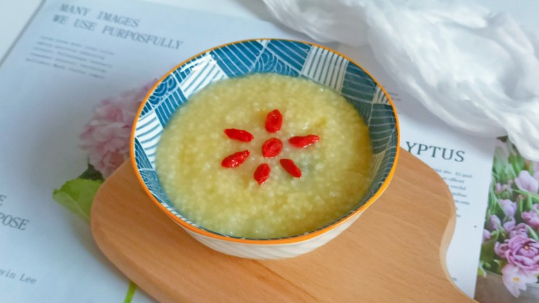 百合小米粥,暖心又暖胃的粥