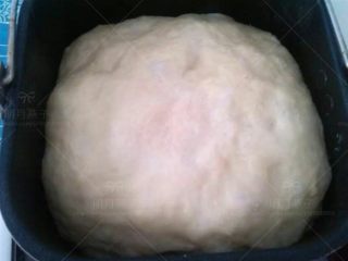 中种酸奶土司,把中种材料混合后揉均匀，加盖保鲜膜入冰箱冷藏发酵18-24小时。