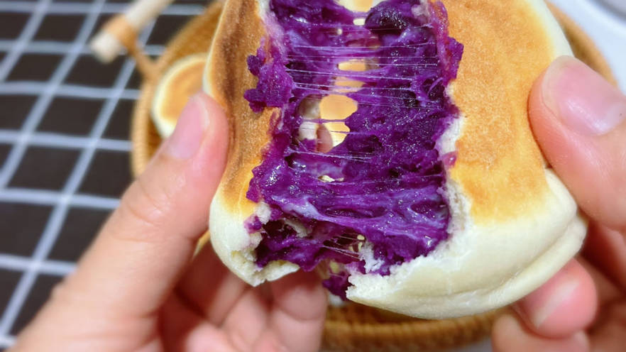 紫薯芝士烙饼