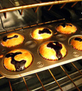 蓝莓燕麦麦芬,烤箱预热175C，蛋糕烤约1h，麦芬烤约40min