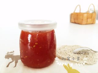 自制番茄酱—百搭的宝贝健康调味料,等冷却后装瓶