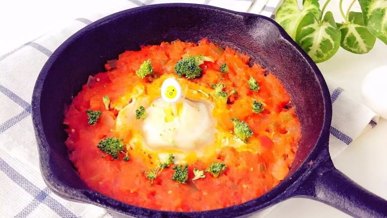 宝宝辅食：番茄炒蛋的另一种吃法，酸甜开胃,连锅开动吧，哈哈！