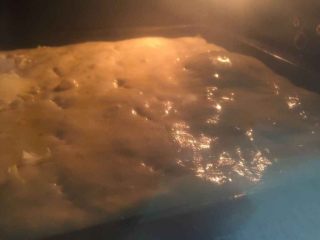 肉松面包卷,烤箱预热170度，10分钟上色即可，千万不要烤太长时间，否则干了就卷不起来了。
