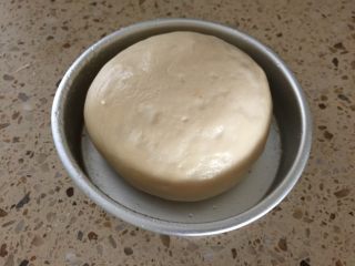 果仁面包碗,每份儿揉圆发酵至2.5倍大。
