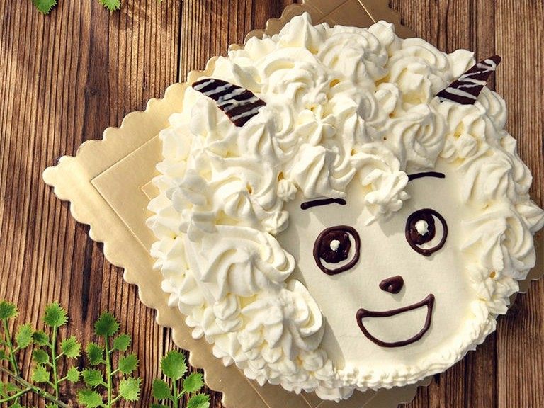 喜羊羊新手裱花蛋糕