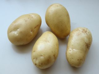 土豆丝卷饼,土豆洗净，用两个土豆来做炒土豆丝。
