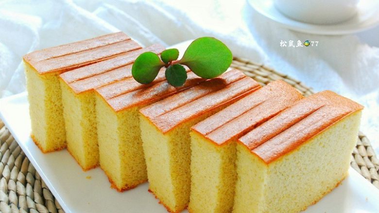 日本长崎蛋糕,成品。