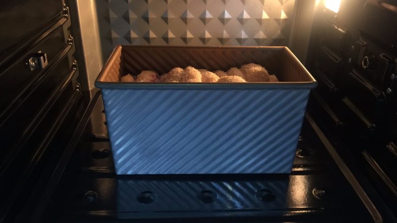 紫薯椰蓉手撕包,放进烤箱底部，170度，45分钟，20分钟后加盖锡纸 （普通烤箱放置中下层）