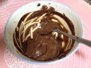 巧克力酱夹心烤蛋白,将调好的巧克力酱入冰箱冷藏10分钟成浓稠的酱（现在天热，这样可以快速降温）