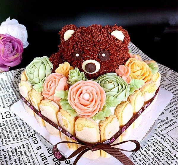 立体小熊蛋糕