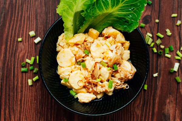 超级下饭的金菇日本豆腐