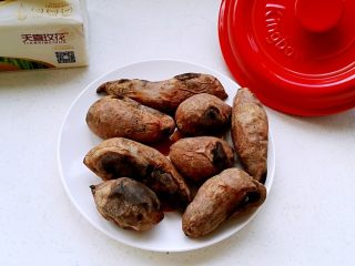坤博砂锅烤红薯,成品。
