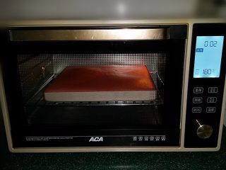 红丝绒蛋糕卷,烤18分钟左右