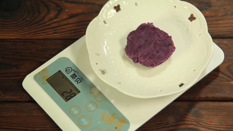 斑斓中秋| 独家创意冰皮儿紫薯月饼,紫薯馅28g