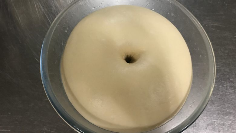 枣泥熊爪包（自制枣泥馅）,时间大约50-60分钟发酵至2-2.5倍大