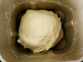  红薯小面包,开始第一次发酵