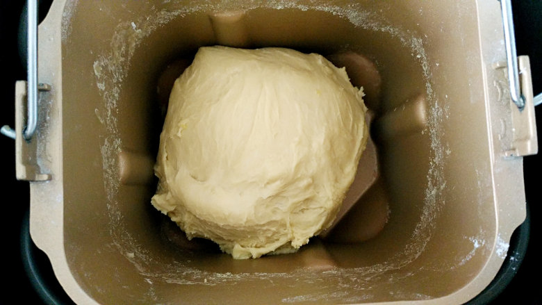 红薯小面包,开始第一次发酵