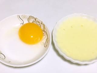 宝宝午餐肉,蛋清蛋黄分离。