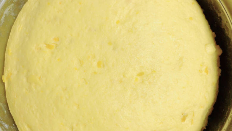 田园南瓜饼,面团发酵至两倍大小时，可以开始制作了。