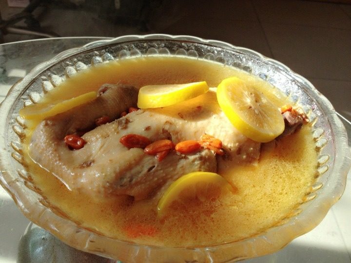 柠檬榴莲煲鸡汤