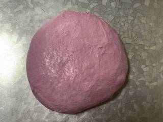 紫薯大面包,一次发酵