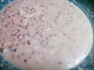 蜜红豆^红豆沙,也可以将煮好的蜜红豆加入牛奶煮开后冷却