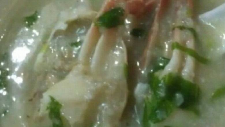 蟹菜粥