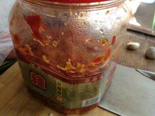 家常菜【红烧带鱼】,准备好的剁辣椒。