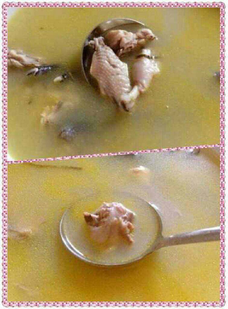 童子鸡汤,很美味喔。