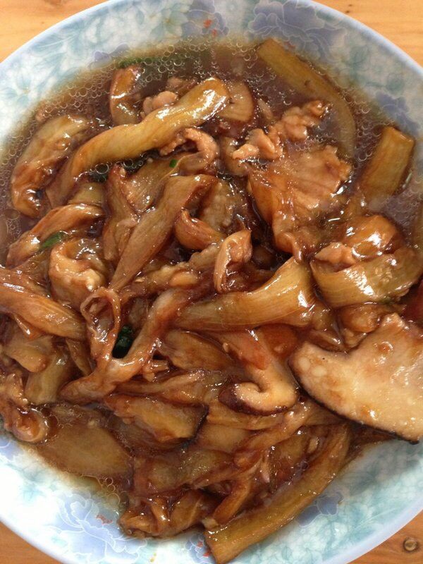 肉片烧茄子