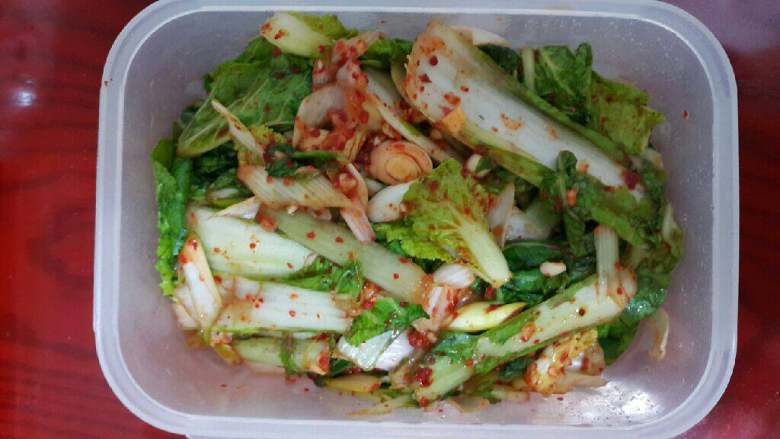 拌小白菜（朝鲜族）,拌匀即可食用，口感爽口下饭的好选择。