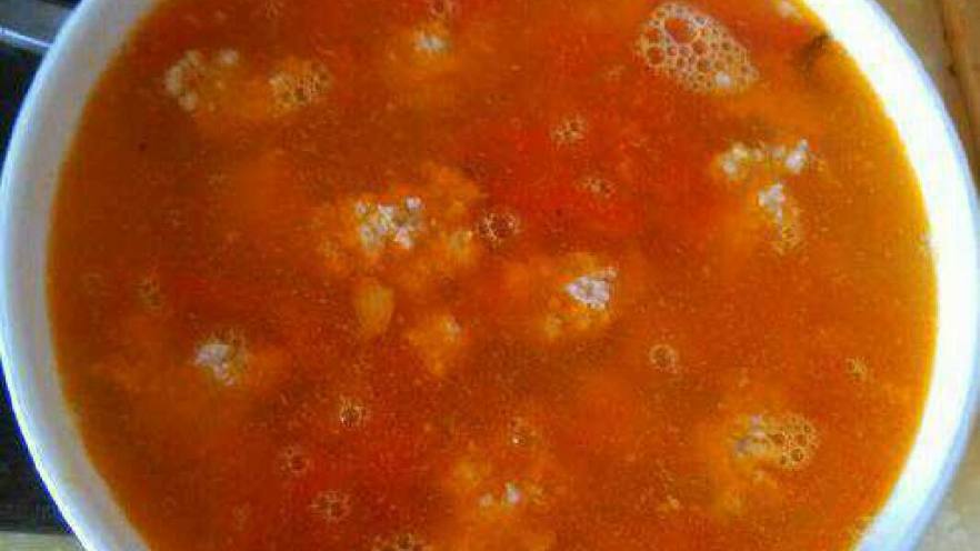 番茄肉丸子汤